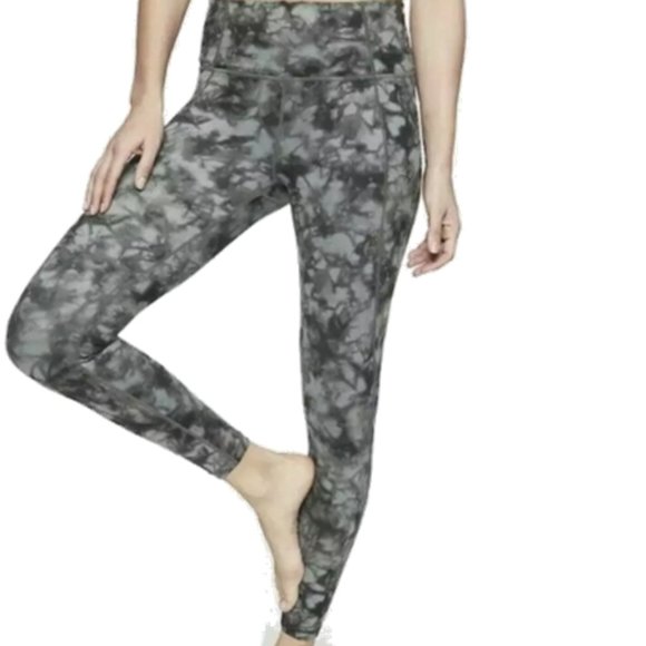 Athleta Powervita Tie-Dyed Salutation Leggings - Picture 1 of 12